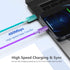 MFi-Certified USB C to Lightning Cable, 3.3ft, Fast Charging for iPhone 14 Plus, 14 Pro Max, 13, 12 (Multicolor)