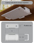 Under Desk Laptop Holder Macbook Drawer Mount for Keyboard & Small Devices Also Fit for Cable Box Wall Mount Tray Organizer Like Routers, Modems, Network Switch and (White)