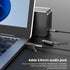 MOSWAG Type C Headphone Adapter USB C to 3.5mm Aux Mic Audio Dongle Hi-Res DAC Chip for Samsung Galaxy S23 S22 Pixel