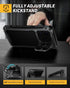 Lanhiem 17 6.9" for iPhone Pro Max Metal Case with Kickstand, Compatible with MagSafe, Built in Tempered Glass Screen