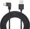 Right Angle Dash Cam Power Cord 11.5FT, 90 Degree Mini USB Charging Cable 24AWG for Garmin Nuvi GPS, Canon Camera, Dash