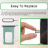 iPhone 11 Green SIM Card Slot Replacement, Single SIM Version Card Tray Holder Adapter with Waterproof Rubber Ring