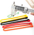 Gesipor 10 PCS 18-Inch Silicone Cable Ties, Reusable Rubber Twist Ties for Bundling and Holding (5 Colors)