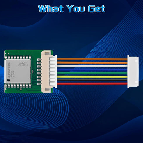 Meshnology L76K ESP32 V4 T114, GNSS GPS Module for LoRa Mesh Node High Position Accuracy Low Power Consumption, Ideal