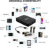 VOLT+ 300 2 Portable AA Battery Travel Charger Compatible with Honor Pro PowerBank Emergency with LED Safety Light!