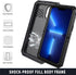 Marrkey Waterproof Case for iPhone 14 Pro Max 6.7 inch, Heavy Duty Shockproof Dustproof Metal Durable Case with