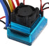 Jauarta 45A 5.8V3A RC ESC Blue Brushless Electronic Speed Controller Waterproof Powerful with BEC T Plug for RC Car