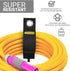 COLSEN Extension Cord Holder 20 Inch Heavy Duty Storage Straps for Garage Organization, 6 Pack Cable Keeper