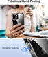 HOOMIL 13 6.1-Inch, Case for iPhone Non-Yellowing, Drop Protection, Anti-Scratch Transparent Hard Back Phone Cover