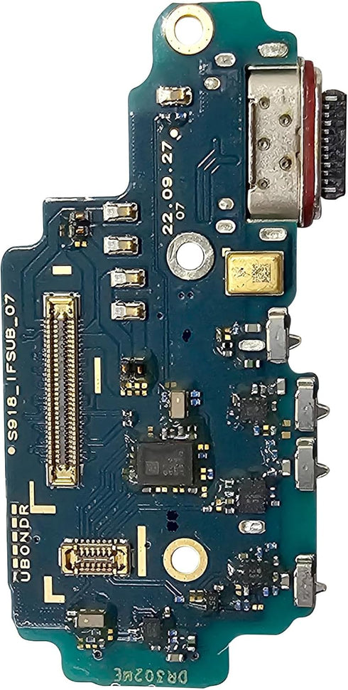 USB Charger Connector Charging Board Port Dock Flex Cable Replacement for Samsung Galaxy S23 Ultra SM-S918U SM-S918U1 +