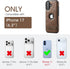 C Casus 17 6.3 Inch (2025), Casus for iPhone Case with MagSafe, Slim Kickstand Vegan Leather Protective Cover