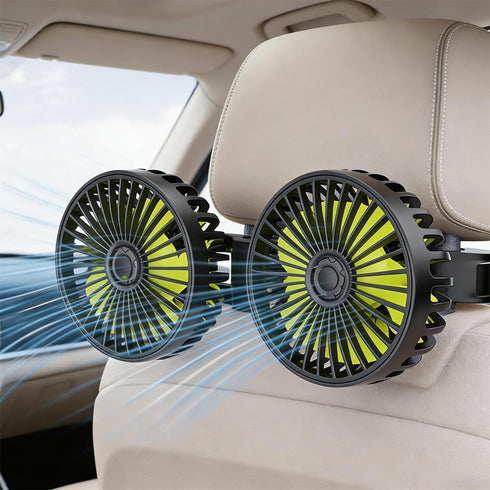 Car Fans for Backseat Kids, Car Fans Dual Head that Blow Cold