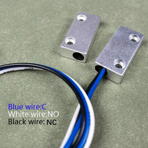 Rolling Door Contact Magnetic Reed Switch Alarm with 3 Wires for N.O./N.C. Applications MC-51