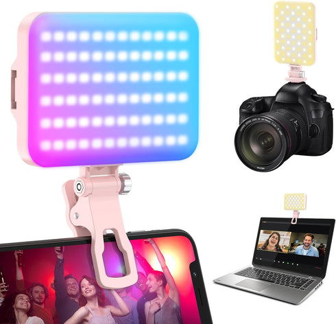 ALTSON 108 RGB Video Light, 2200mAh Camera Light with 3CCT/ 360 Full Color/20
