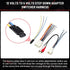 12V 5V 2000-2004 1999-2003 RED WOLF Radio Wiring Harness RCA Plug with to Step Down Converter Kit for Ford Mustang