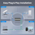 Starlink Ethernet Adapter for Standard Actuated Gen 2 Wired External Network