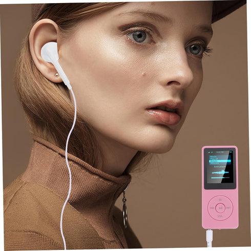COOLHIYA Lossless Sound Player with Screen Portable Media Player for Students Supports Amv Formats Easy USB Transfer