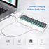 DLYFULL 12 Bay AA AAA Battery Charger, USB and Type-C Selectable High-Speeding Charging for Ni-MH Ni-CD Rechargeable
