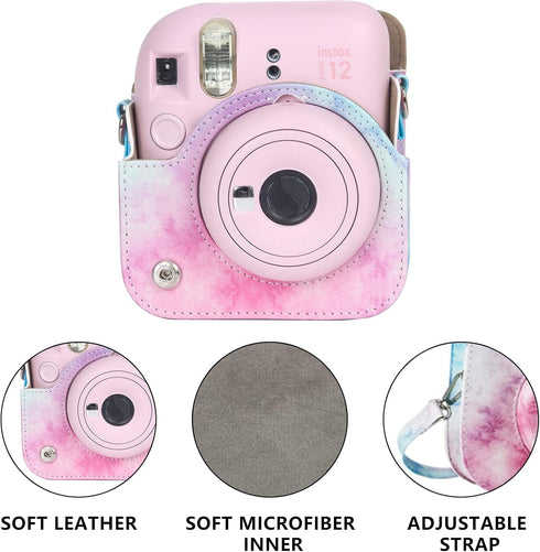 Protective Case for Fujifilm Instax Mini 12 Instant Camera, Light-sensitive Holes, Specially Designed for Mini 12 Camera
