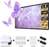 HCHIB 84 inch 16:9 Projector Screen Portable Projector Home Theater Movie Screen Foldable Indoor/Outdoor Support