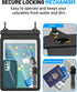 AICase Universal iPad Waterproof Dry Bag Pouch: Fits iPad Pro 12.9/11/10.5/9.7, New iPad 9.7, Galaxy Tab S7 Tablets