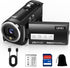 FLATIC 2K/8K Video Camera, 48MP/75MP Camcorder with Picture-in-Picture Mode, WiFi Vlogging Cameras for