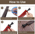6.6Ft Floor Cord Covers Self Adhesive Cord Hider Extension Management Prevent Cable Trips Walnut Wood Grain for Cable