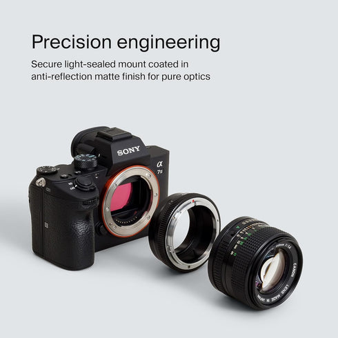 Urth Lens Mount Adapter for Canon FD Lens to Sony E Camera Body