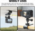 Car Sun Visor Mount for Insta360 X4 X3 X2, DJI Osmo Pocket 3, Action 4 3, with Phone Clip for Vlog/Video POV