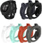 SplenSun Compatible Silicone Protective Cover for Garmin Instinct, Anti-Scratch Bezel Protector, 6 Packs