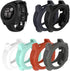 SplenSun Compatible Silicone Protective Cover for Garmin Instinct, Anti-Scratch Bezel Protector, 6 Packs