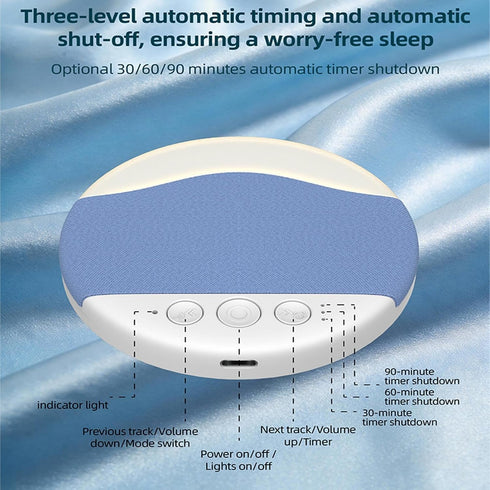 Generic 9.8x1.3cm, Pillow Speaker, Effortless Audio Streaming, White Noise Device, Under Pillow Speaker, Portable