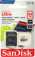 SanDisk 64GB MicroSDXC Card - Professional Ultra for Samsung GALAXY Note 10.1 Tablet, Includes SD Adapter