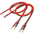 CESS-225-3f Banana Plug Adapter Connector to Bare Wire Open End Audio Cable for Speakers & Amplifier, 2-Channel