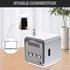 Hemobllo MP3/4 Mini Digital Portable Music Player Micro SD/TF USB Disk Speaker FM Radio (Silver)