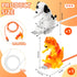 Dog Charging Cable Dog Smartphone USB Cable Charger USB Data Transmission Mini Humping Dog Cable for USB Charging Cable of Mobile Phones, Only Compatible with Type-c(Cute and Spot Style, 2 Pcs)