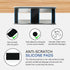 Under Desk Laptop Storage Mount, Metal Holder for Devices Thickness 1.37", with Anti-Scratch Silicone (White)