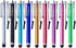 Wisdompro Stylus Pens for Touch Screens, 9 Pack of Universal Rubber Tip Stylus with Lanyard Tether for iPad, Tablet,