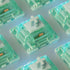 GATERON Cap Anniversary Keyboard Switches - Pre-lubed Blue Green Color - Compatible with RGB MX Mechanical Keyboards