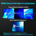 Latest Bluetooth 5.3 USB Adapter for PC, Wireless Transmitter Dongle for Windows 11/10/8.1/7, Plug & Play