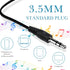Kanayu 100 Pack Wired Earbuds Bulk for Classroom, Basic Student Ear Headphones No Microphone, 3.5 MM Jack, Black White