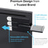 TotalMount Monitor Stand for Headphones and Headsets, Premium-Grade Holder Saves Desk Space and Protects