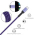 Fast Charging C Charger Cable 4-Pack for Samsung Galaxy S24+, S23 Ultra, Note 21/20, Google Pixel 5, and more.