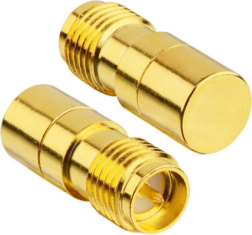 Coaxial Terminators DC to 6GHz RP SMA Female Connector, In-Line RF Coaxial Matched Terminator Pack of 2