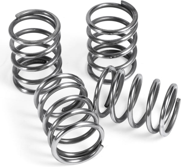 BOXOB 4pcs Remote Control Car Springs, Dark Grey Metal Spring Remote Control Car