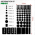 Electronic,2 Dimming 100% (1 1 LED Light Blocking Stickers,Blackout Stickers for Sheets LED Light Blocking Covers, LED