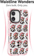 Rosarnnah 16 20 (6.1") for iPhone Case Cute - Military-Grade ft Drop Protection Shockproof Phone Case - Funny Milk Cow