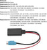 Acouto Car Bluetooth 5.0 Radio AUX in ABS Adapter Audio Cable Replacement for Alpine KCE 236B CDE9885 9887