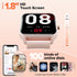 Smart Watches for Men/Women, 1.8'' Alexa Built-in Fitness Tracker with Bluetooth Calls, IP68 Waterproof, 110 Sport Modes