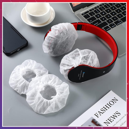 Hoteam 500 (8-11cm), Headsets, Pcs Disposable Headphone Covers, Non-Woven Sanitary Headphone Hygiene Covers